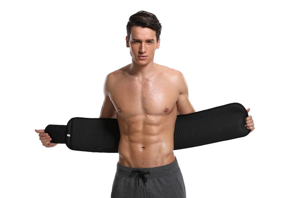 Waist Trimmer Sweat Belt Weight Loss Waist Trainer Slimming Belt for Men and Women Fat Burner Low Back Support Mens Shaper | Vimost Shop.