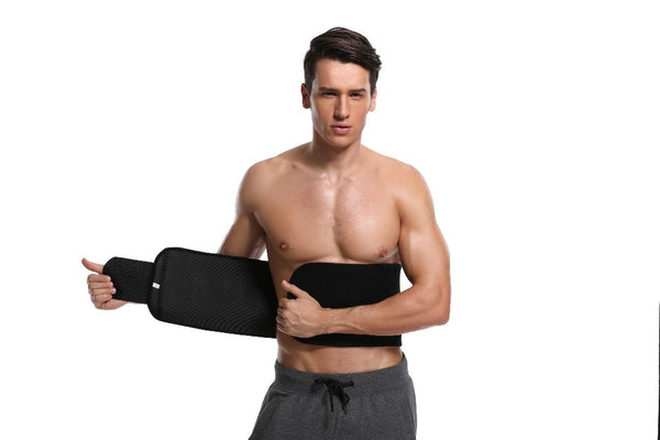 Waist Trimmer Sweat Belt Weight Loss Waist Trainer Slimming Belt for Men and Women Fat Burner Low Back Support Mens Shaper | Vimost Shop.