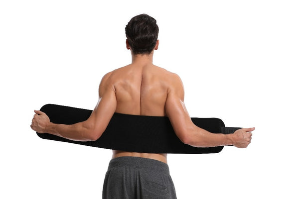 Waist Trimmer Sweat Belt Weight Loss Waist Trainer Slimming Belt for Men and Women Fat Burner Low Back Support Mens Shaper | Vimost Shop.