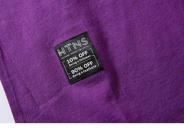 Women Men Good And Evil Print Hip Hop T-Shirt Chinese Character | Vimost Shop.