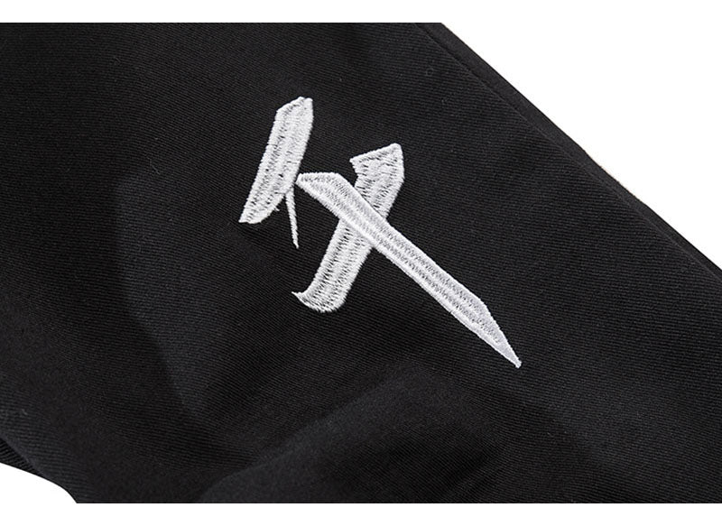 Men Cargo Patchwork Track Pants Fashion High Steet Joggers Sweatpants Streetwear | Vimost Shop.