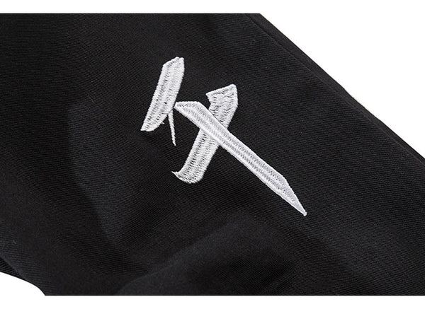 Men Cargo Patchwork Track Pants Fashion High Steet Joggers Sweatpants Streetwear | Vimost Shop.