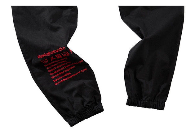 Men Cargo Patchwork Track Pants Fashion High Steet Joggers Sweatpants Streetwear | Vimost Shop.