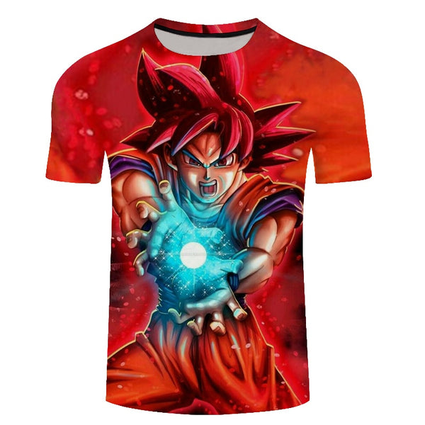 Goku Dragon Ball Z 3d T Shirt Summer Hipster Short Sleeve Tee Tops Men/Women Anime DBZ Harajuk T-Shirts Homme | Vimost Shop.