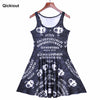 Summer New arrival Women Sleeveless Vest Dress Fashion Extra-terrestrial Digital Printing Dresses | Vimost Shop.