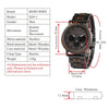 Wood Watch Men Stopwatch erkek kol saati Wooden Wristwatches Male Show Date Create Gift | Vimost Shop.