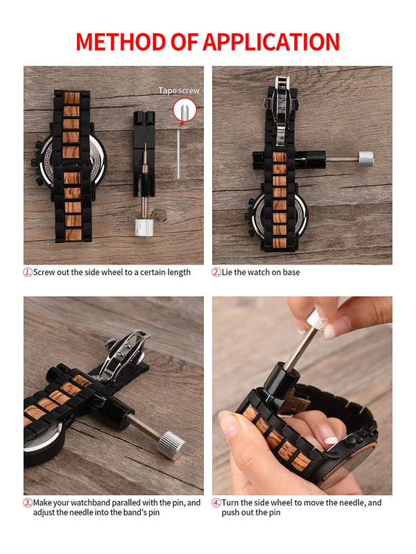 Wood Watch Men Stopwatch erkek kol saati Wooden Wristwatches Male Show Date Create Gift | Vimost Shop.