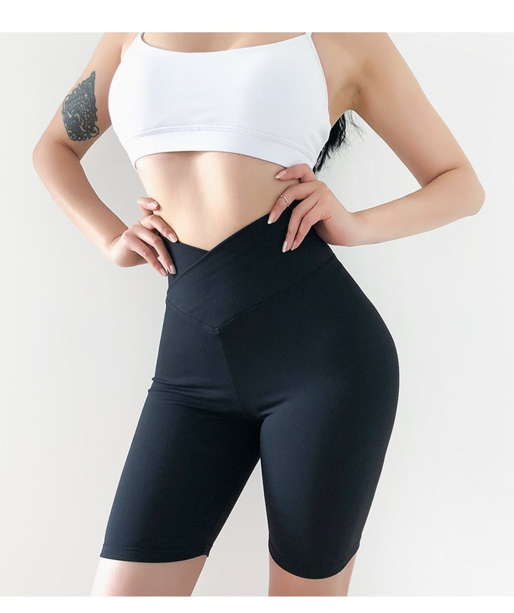 Sexy Scrunch Sport Gym Long Shorts Women Quick Dry | Vimost Shop.