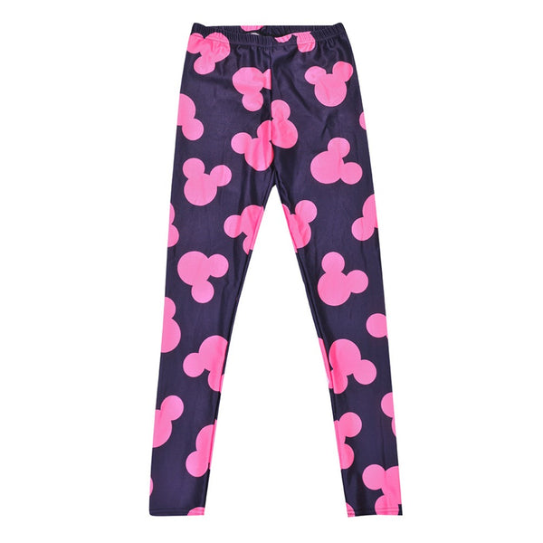 Active Women Minnie Mickey Yoga Gym Leggings Athletic Women Sport Clothing | Vimost Shop.