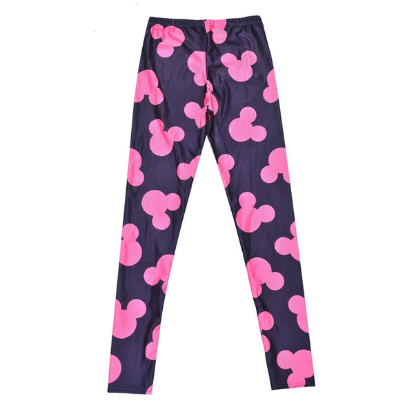 Active Women Minnie Mickey Yoga Gym Leggings Athletic Women Sport Clothing | Vimost Shop.
