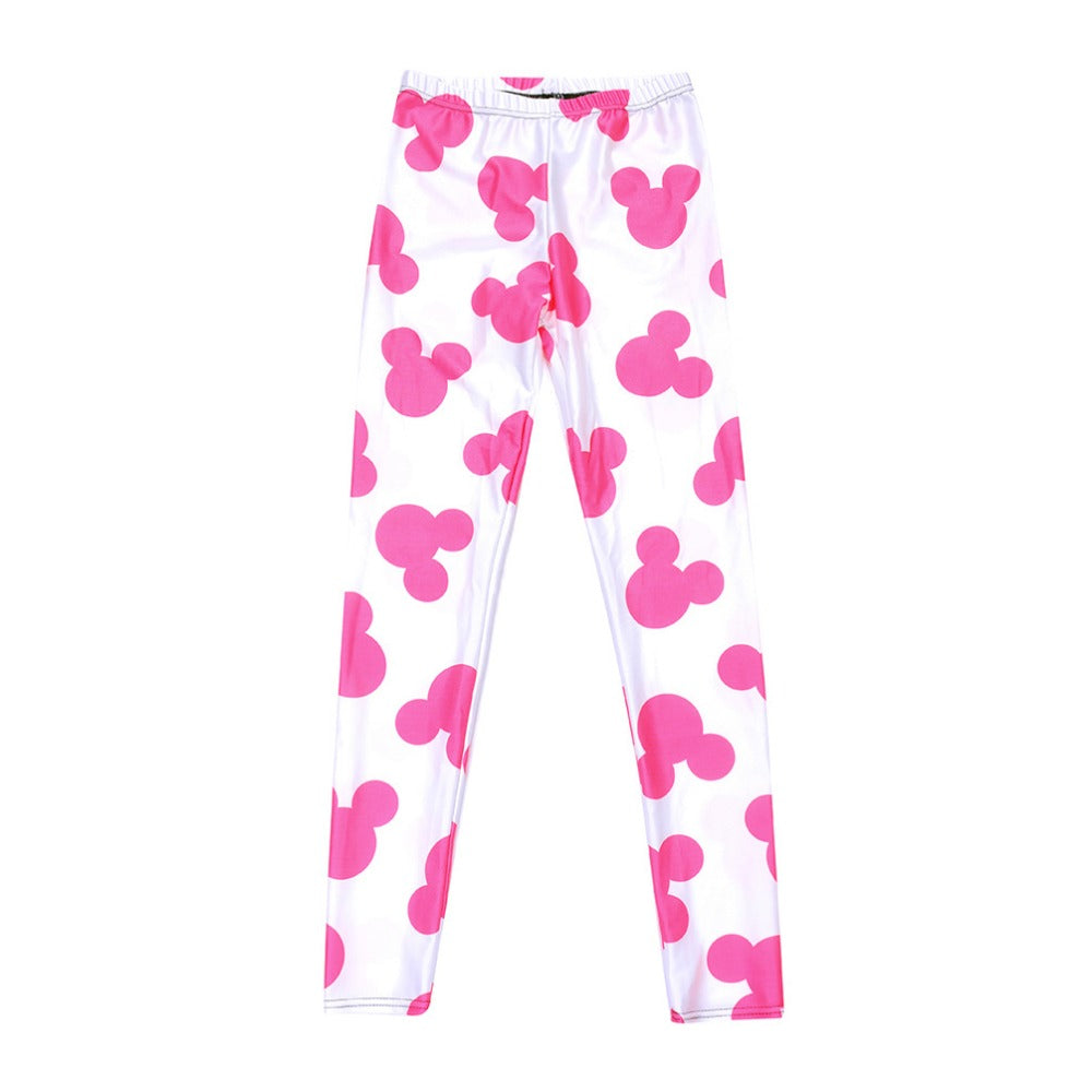 Active Women Minnie Mickey Yoga Gym Leggings Athletic Women Sport Clothing | Vimost Shop.