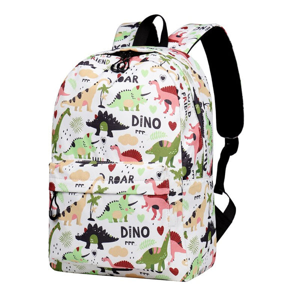 Water Resistant Dinosaur Backpack Printed School Bags | Vimost Shop.