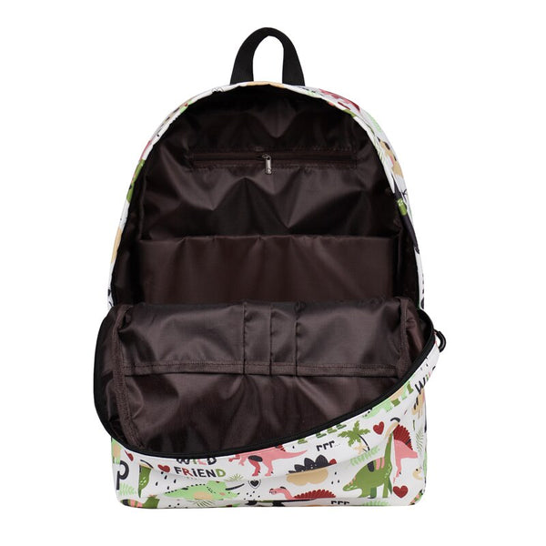 Water Resistant Dinosaur Backpack Printed School Bags | Vimost Shop.