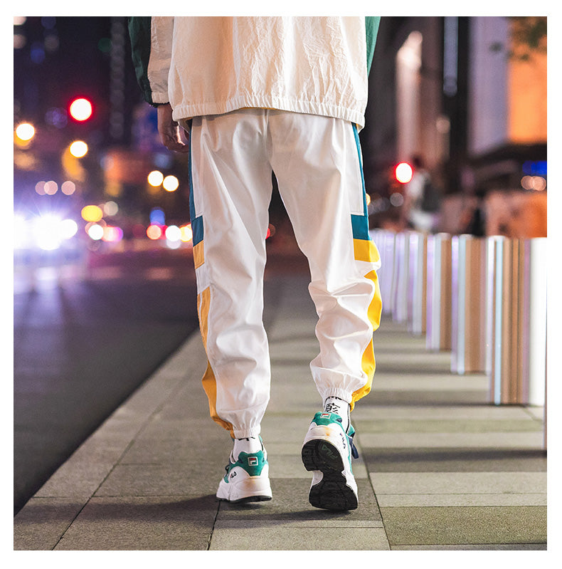 Sweatpants Men Casual Striped Pants Loose Track Pants Streetwear | Vimost Shop.