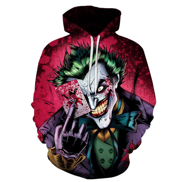 joker 3D Print Sweatshirt Hoodies Men and women Hip Hop Funny Autumn Streetwear Hoodies Sweatshirt For Couples Clothes | Vimost Shop.