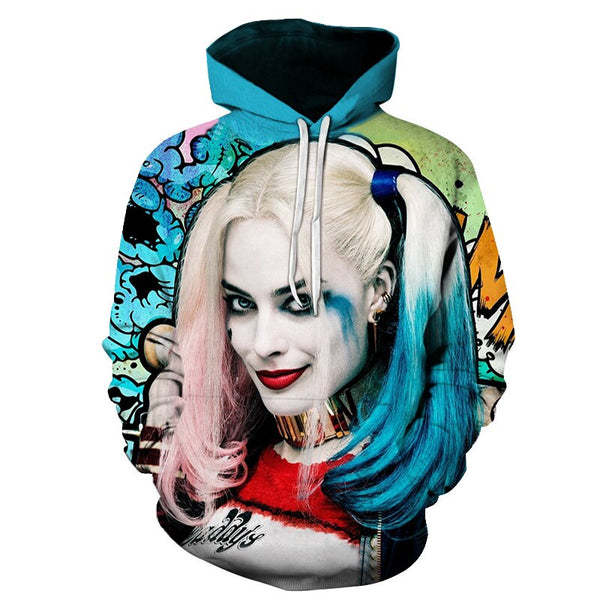 joker 3D Print Sweatshirt Hoodies Men and women Hip Hop Funny Autumn Streetwear Hoodies Sweatshirt For Couples Clothes | Vimost Shop.