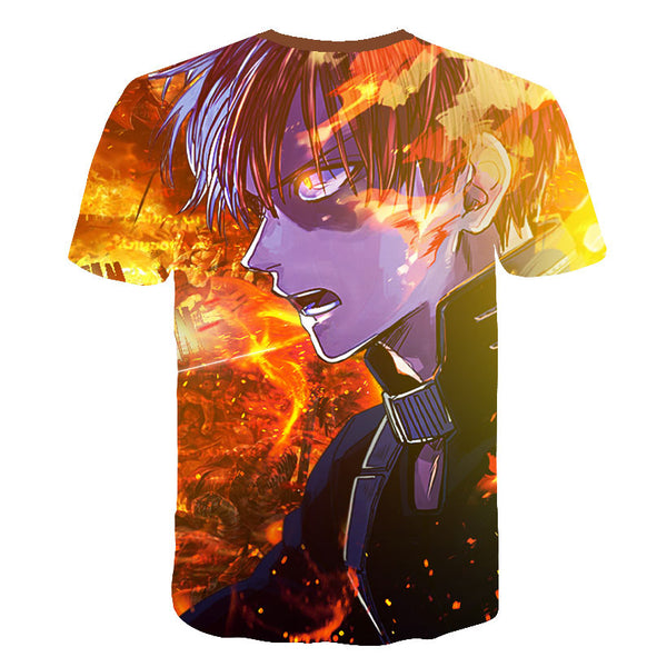 My Hero Academia in men's T-Shirt All Might 3D Printing tshirts Cosplay NUOVO Anime Short Sleeve Casual Top | Vimost Shop.