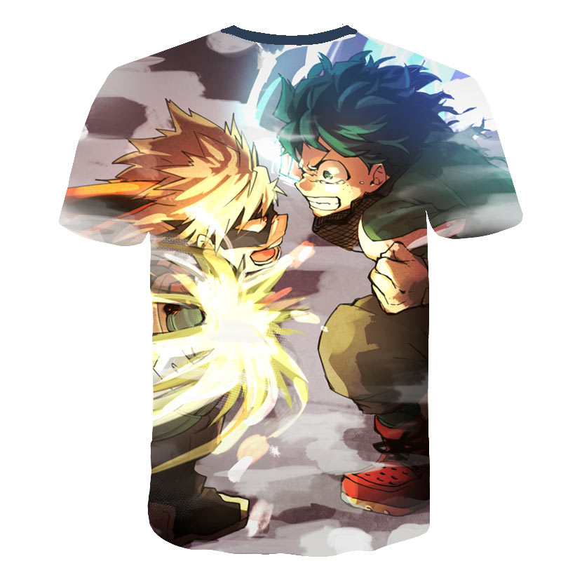 My Hero Academia in men's T-Shirt All Might 3D Printing tshirts Cosplay NUOVO Anime Short Sleeve Casual Top | Vimost Shop.