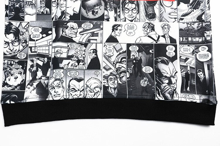 Woman Harajuku Anime Portrait Print Sweatshirts | Vimost Shop.