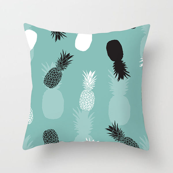 Tropical Plant Printed Cushion Cover Summer Style Pillow Cover Flamingo Pineapple Decorative Pillowcase for Home Sofa | Vimost Shop.