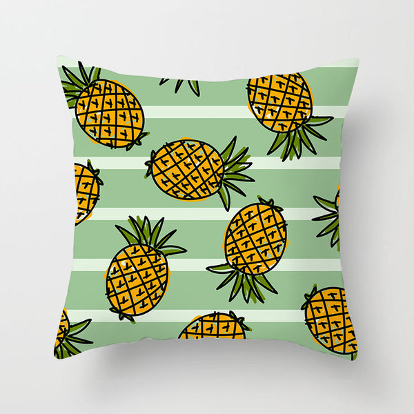 Tropical Plant Printed Cushion Cover Summer Style Pillow Cover Flamingo Pineapple Decorative Pillowcase for Home Sofa | Vimost Shop.
