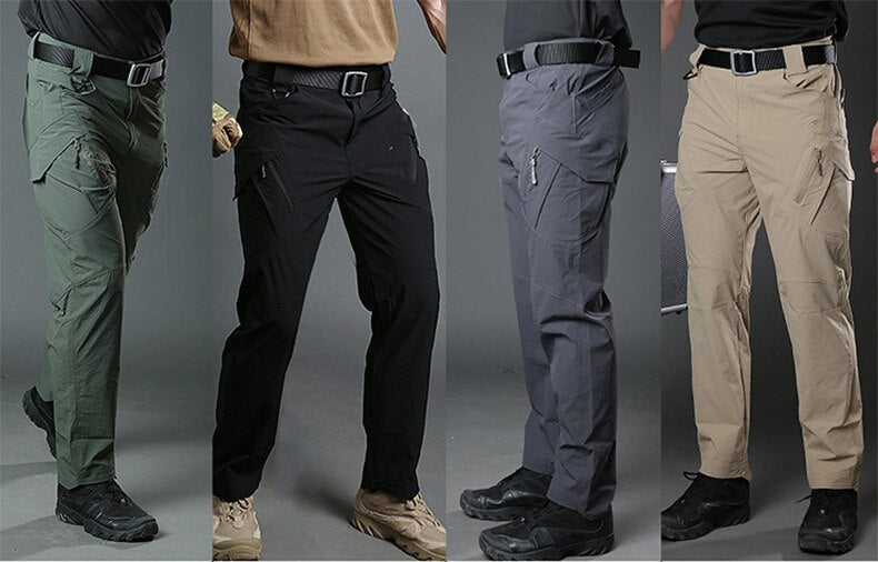 Tactical Pants Men Summer Quick Dry Multi-pockets Military Pants Lightweight Stretch Cargo Work Hike Pants Trousers 40 | Vimost Shop.