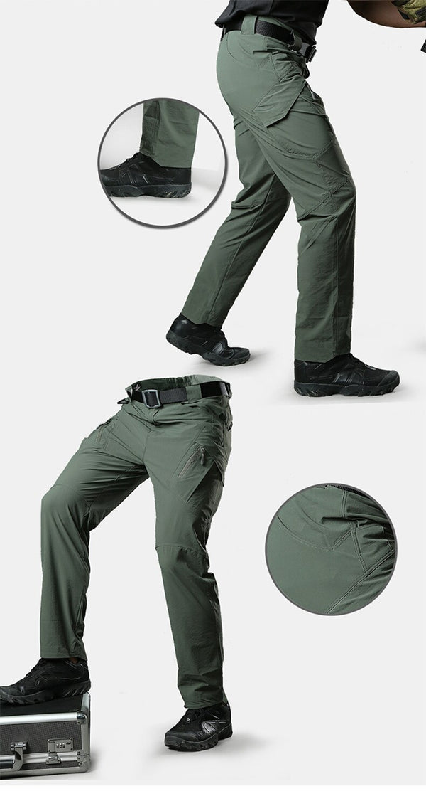 Tactical Pants Men Summer Quick Dry Multi-pockets Military Pants Lightweight Stretch Cargo Work Hike Pants Trousers 40 | Vimost Shop.