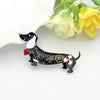 Statement Alloy Enamel Smile Dachshund Dog Brooches Clothes Scarf Decoration Jewelry Pin For Women Girls Gift Bijoux | Vimost Shop.