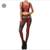 Star Wars Cosplay Costume For Women Wonder Captain America Deadpool Woman Croped Tops Leggings Sets | Vimost Shop.