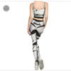 Star Wars Cosplay Costume For Women Wonder Captain America Deadpool Woman Croped Tops Leggings Sets | Vimost Shop.