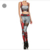 Star Wars Cosplay Costume For Women Wonder Captain America Deadpool Woman Croped Tops Leggings Sets | Vimost Shop.