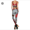 Star Wars Cosplay Costume For Women Wonder Captain America Deadpool Woman Croped Tops Leggings Sets | Vimost Shop.
