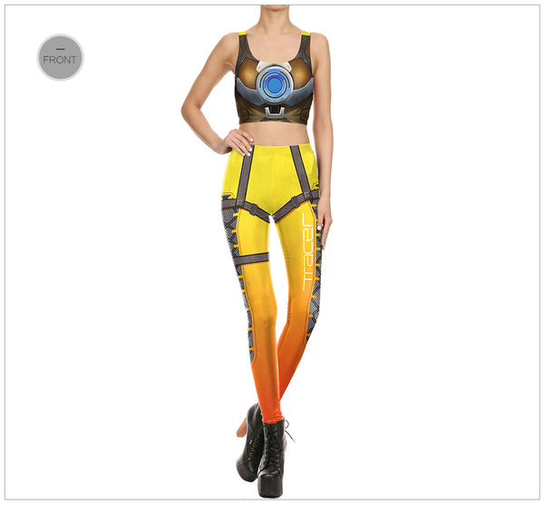 Star Wars Cosplay Costume For Women Wonder Captain America Deadpool Woman Croped Tops Leggings Sets | Vimost Shop.