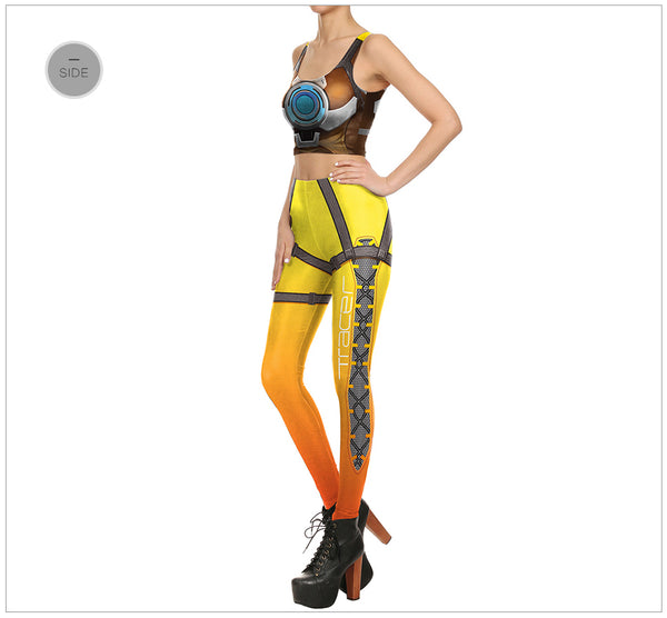 Star Wars Cosplay Costume For Women Wonder Captain America Deadpool Woman Croped Tops Leggings Sets | Vimost Shop.