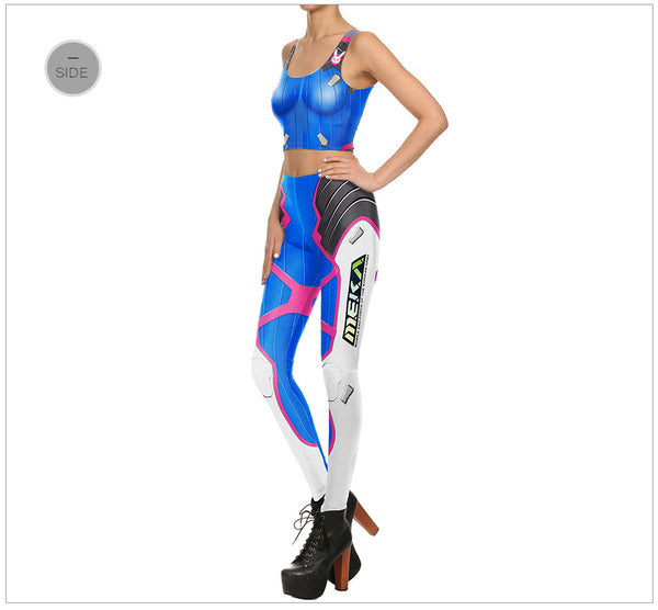 Star Wars Cosplay Costume For Women Wonder Captain America Deadpool Woman Croped Tops Leggings Sets | Vimost Shop.