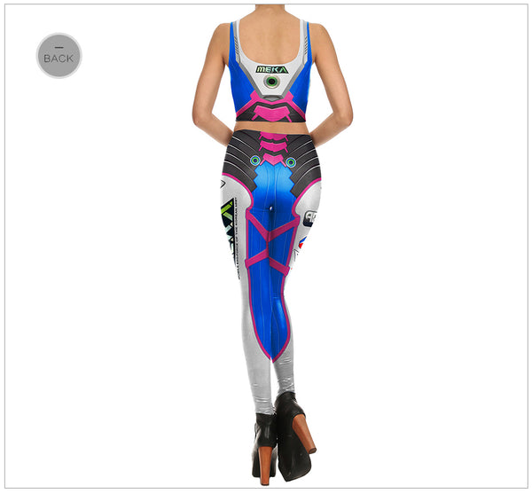 Star Wars Cosplay Costume For Women Wonder Captain America Deadpool Woman Croped Tops Leggings Sets | Vimost Shop.