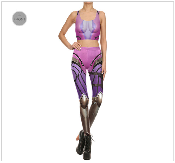 Star Wars Cosplay Costume For Women Wonder Captain America Deadpool Woman Croped Tops Leggings Sets | Vimost Shop.