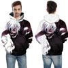 Men/women Tracksuits Tops Print  Hooded Anime Tokyo Ghoul Kaneki Ken 3D Hoodies Thin Autumn Sweatshirts | Vimost Shop.