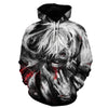 Men/women Tracksuits Tops Print  Hooded Anime Tokyo Ghoul Kaneki Ken 3D Hoodies Thin Autumn Sweatshirts | Vimost Shop.