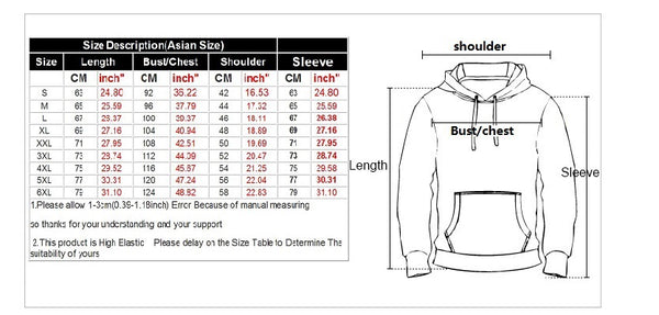 Fashion Autumn Winter Thin 3d Sweatshirts Men/Women Hooded Hoodies Print Wolf demon Hoody Pullover | Vimost Shop.