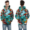 Fashion Autumn Winter Thin 3d Sweatshirts Men/Women Hooded Hoodies Print Wolf demon Hoody Pullover | Vimost Shop.