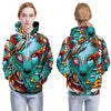 Fashion Autumn Winter Thin 3d Sweatshirts Men/Women Hooded Hoodies Print Wolf demon Hoody Pullover | Vimost Shop.