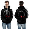 Autumn Winter Fashion Men/women Hoodies Red eyes Skull head Hooded Hoody Sweatshirt 3D lovely Tracksuits | Vimost Shop.
