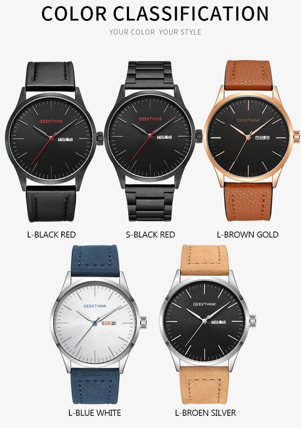 Military Black Steel Casual Japan Quartz Watches Man Fashion Business Luxury Brand Mens Clock male Date Analog Wristwatch | Vimost Shop.