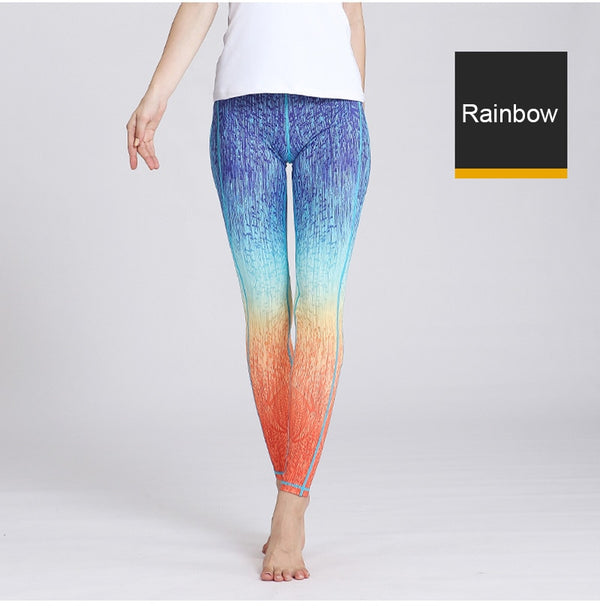 Fast Dry Women Yoga Pants Workout Print Gym Leggings | Vimost Shop.