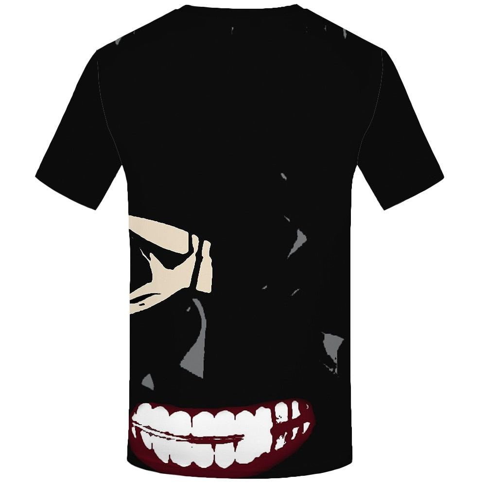 Tokyo Ghoul T-shirt Men Ken Kaneki T-shirts 3d Graffiti Tshirt Printed Japan Tshirts Casual Blood Anime Clothes | Vimost Shop.