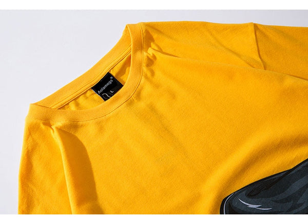 Men Fashion Old Man Printed Men's Tee Shirts Short Sleeve T Shirt Casual High Street Tees Summer Streetwear | Vimost Shop.