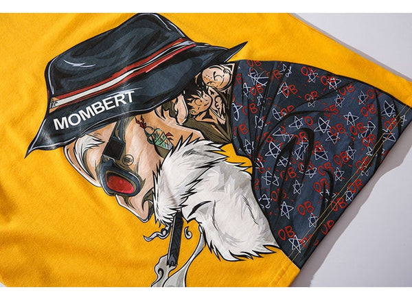 Men Fashion Old Man Printed Men's Tee Shirts Short Sleeve T Shirt Casual High Street Tees Summer Streetwear | Vimost Shop.