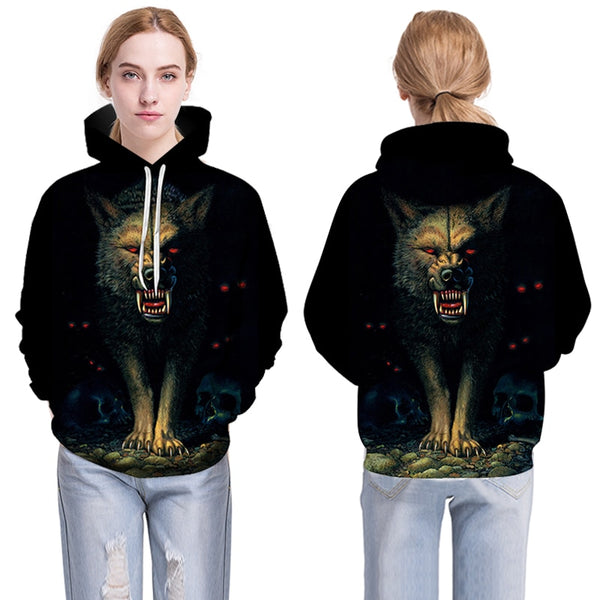 Native 3D Hoodies Men Women Sweatshirts Wolf Hoody Black Tracksuits Harajuku Pullover Streetwear Coat | Vimost Shop.