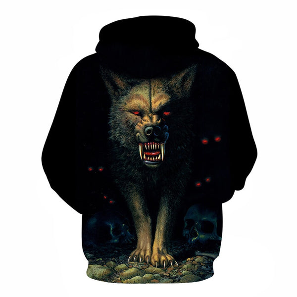 Native 3D Hoodies Men Women Sweatshirts Wolf Hoody Black Tracksuits Harajuku Pullover Streetwear Coat | Vimost Shop.